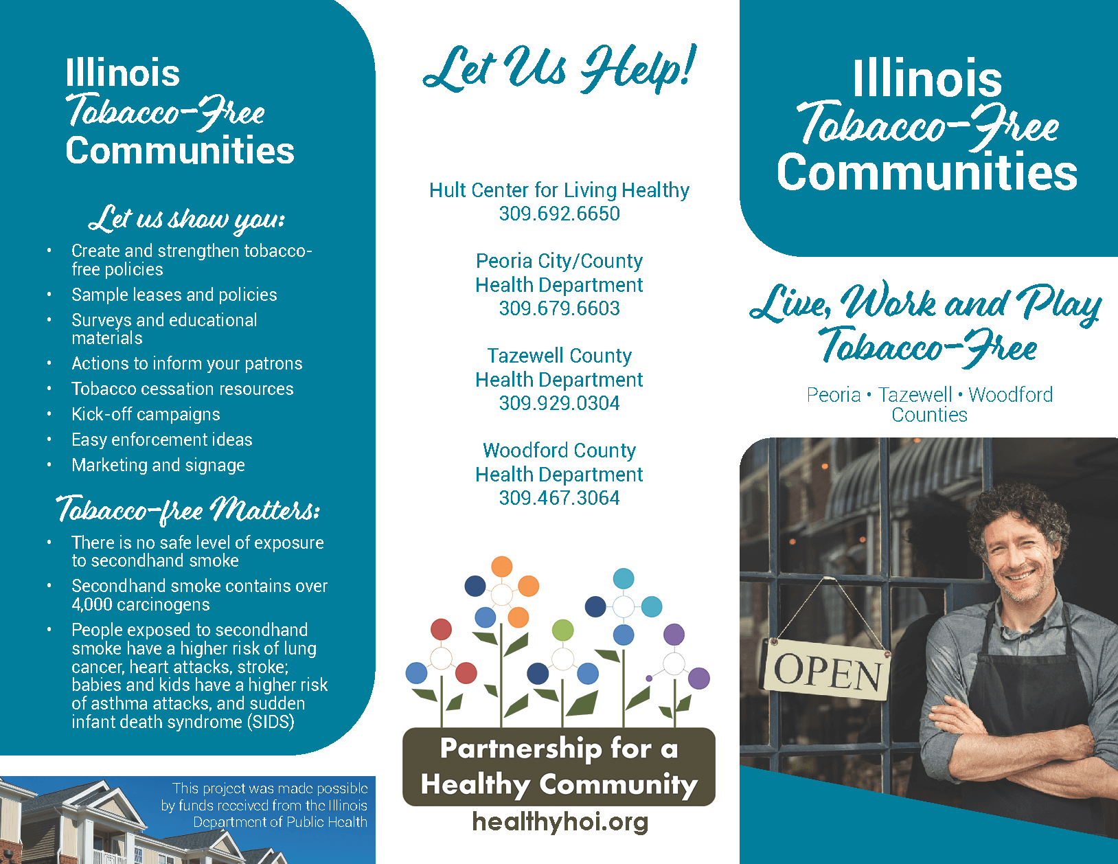 Illinois Tobacco Free Communities Brochure Page 1
